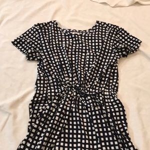 Gap designed and crafted large checkered dress